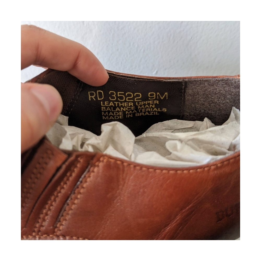 Durango Western Brown Leather Ankle Bootie - Picture 3 of 8